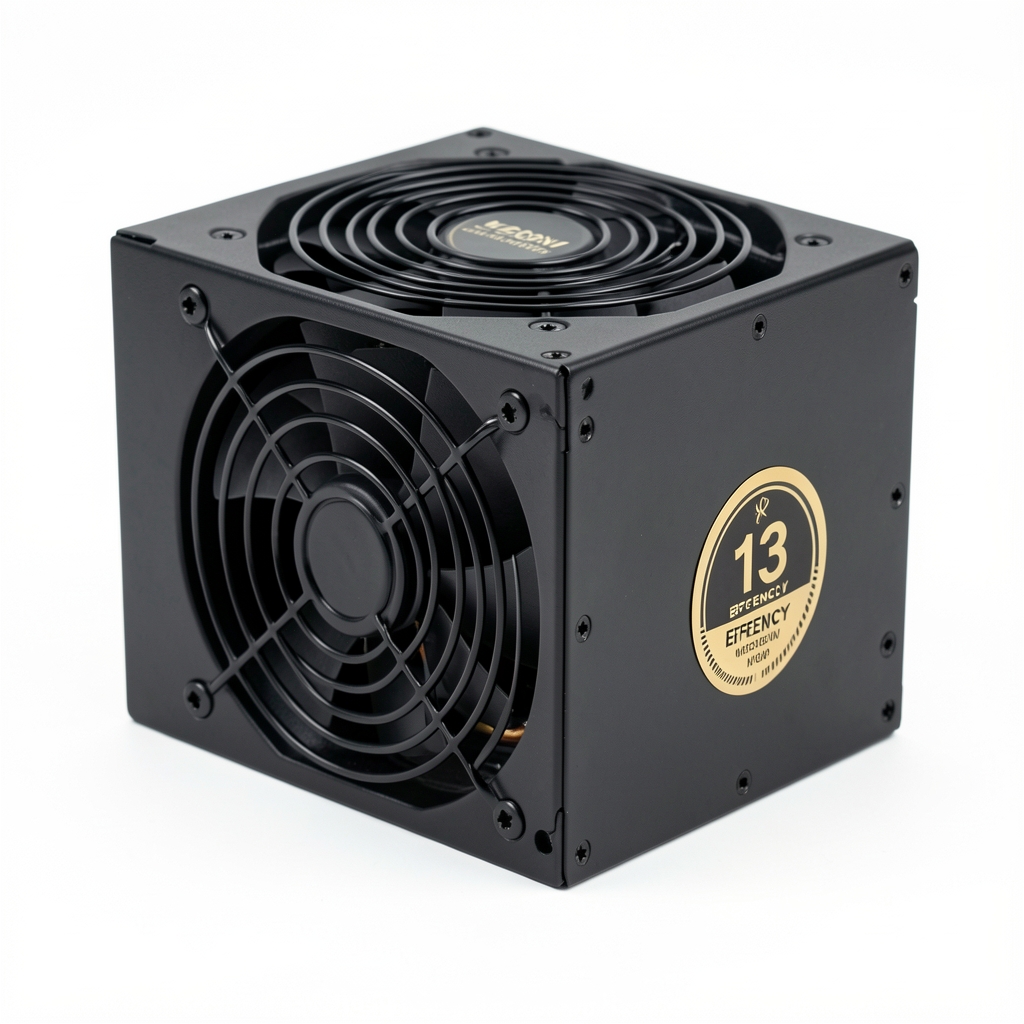 Be Quiet Dark Power Pro 13 1200W modular power supply unit in black with gold efficiency certification badge on white background