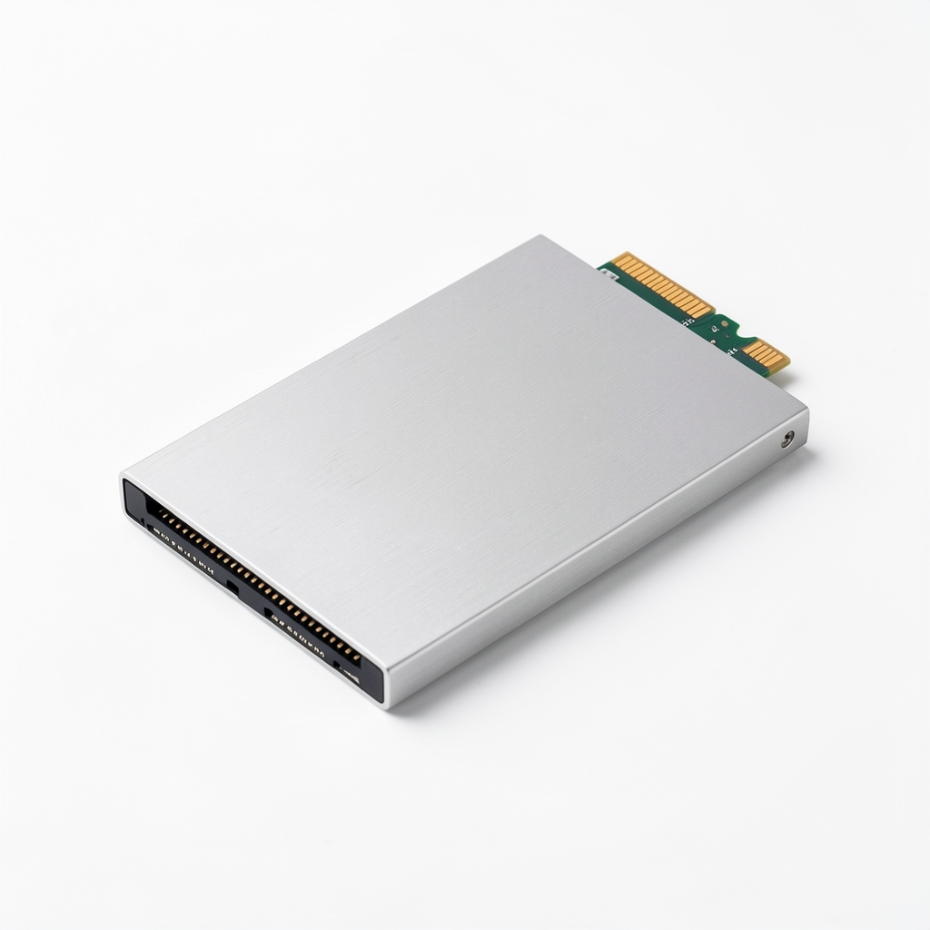 SSD Samsung 990 Pro NVMe M.2 2280 2TB cu componentele vizibile pe fond alb