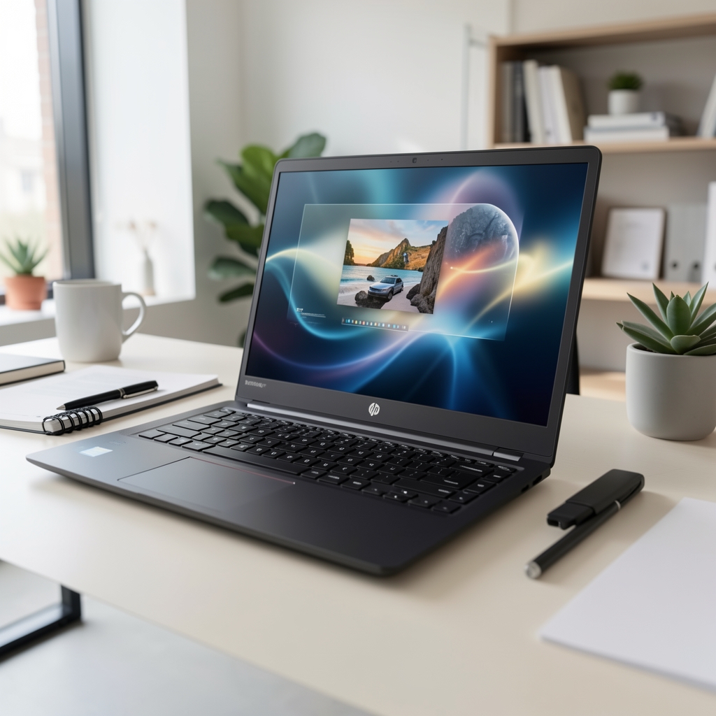 HP ZBook Firefly 16 G10 mobile workstation cu ecran DreamColor IPS 4K si corp negru premium